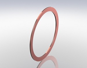 Gasket Copper - Gold Plated