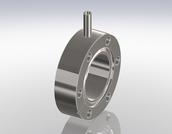 Flanges Double Sided Radial Ports, Stainless Steel 304 - Double-Sided