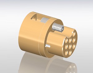 Multipin Con Sub-C Plug Vac. Side  9 Pin