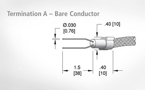 In-Vacuum Cable - Duplex Shielded. Not available