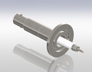 Coaxial, SHV, 20 kV Single Ended Grounded Shield, Insulator, ISO-KF Flange