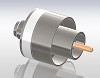 Coaxial, SMA-R-F, 50 OHM, Single Ended - Floating Shield, Weld
