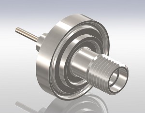 Coaxial, SMA, 50 OHM High Frequency, Single Ended - Grounded Shield, Weld