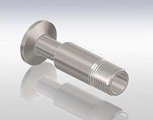 Coaxial,BSHV, 7.5 KV/Single Ended - Grounded Shield, ISO-KF Flange