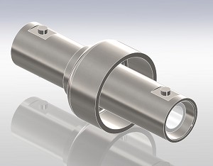 Coaxial, SHV-JJ, 50 OHM, Double Ended - Grounded Shield, Weld