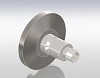Coaxial, SMA, Low Frequency, Single Ended-Grounded Shield, ISO-KF Flange