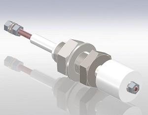 Baseplate to 15 kV/ to 185 Amps, Teflon Shield
