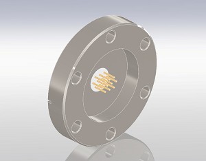 Feedthrough Multipin Header/ Straight, Conflat Flange
