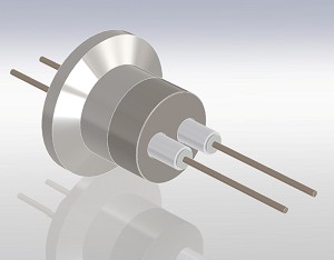 Feedthr Power KF16 2Pin 3kV 13.5 Molybd