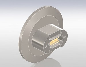 Multipin Connector High Density Sub-D Type, ISO-KF Flange