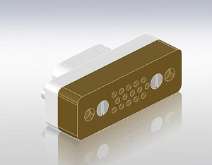 Multipin Connector High Density Sub-D Type, Vacuum Side Plug