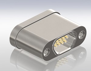 Multipin Con Micro-D Type   9 Pin Weld