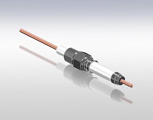 Pressure NPT Feedthr 20kV 55A Copper