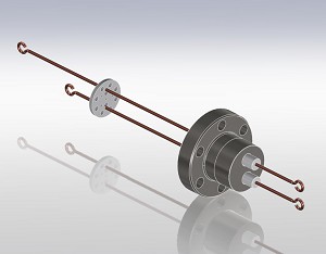 Thermocouple Loop Type, 1 or 2 pairs, Conflat Flange