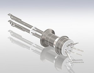 Thermocouple Spade Type 3 or 5 Pairs, ISO-KF Flange
