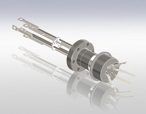 Thermocouple Spade Type 3 or 5 Pairs, Conflat Flange