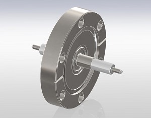 Single Fiber Optic Feedthr., CF35 Male