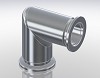 Elbow KF 90° Aluminium